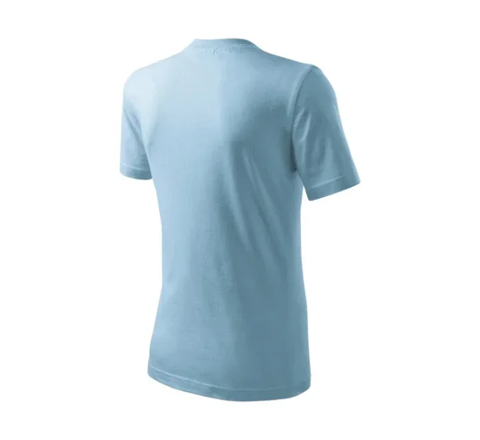 Základné tričko pre deti nebesky modré