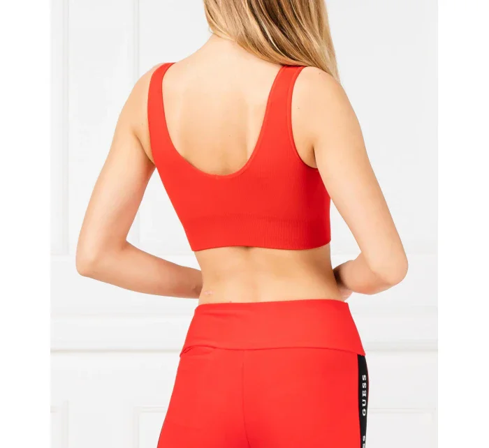 Športová podprsenka O92A04JR045-G587 červená - Guess