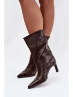 Topánky na podpätku model 221519 Step in style Topánky na podpätku model 221519 Step in style