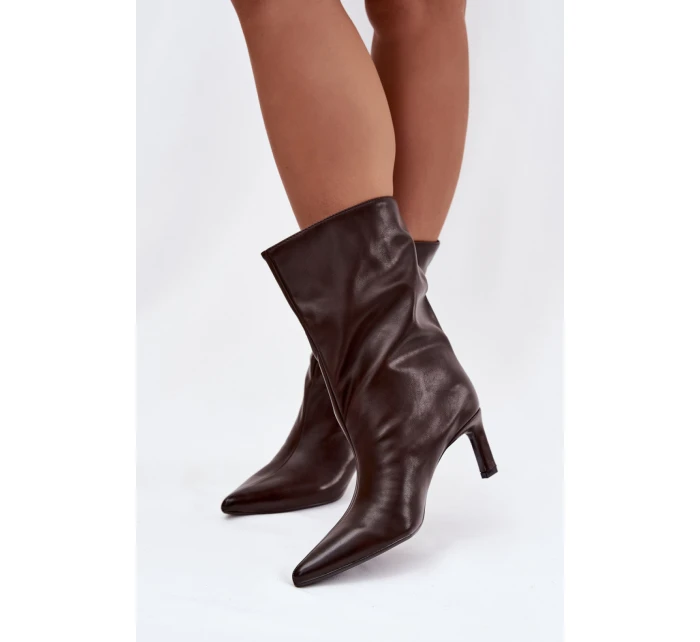 Topánky na podpätku model 221519 Step in style Topánky na podpätku model 221519 Step in style