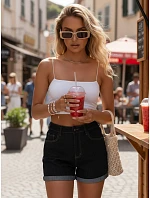 Spodenki damskie jeansowe niebieskie model 22144314 - FashionStreet