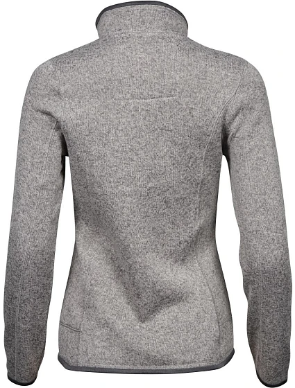 TJ Dámská melanžová pletená fleecová bunda 18. grey melange model 22499164 - Tee Jays TJ Dámská melanžová pletená fleecová bunda 18. grey melange model 22499164 - Tee Jays