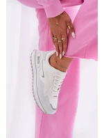 Sneakersy Damskie Big Star RR274A213 HI-POLY SYSTEM Białe Sneakersy Damskie Big Star RR274A213 HI-POLY SYSTEM Białe