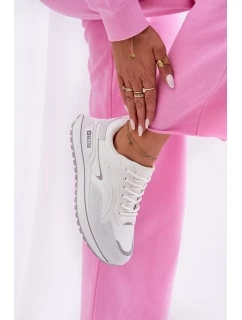 Sneakersy Damskie Big Star RR274A213 HI-POLY SYSTEM Białe