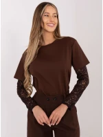 Blúzka MI BZ 4227.61 hnedá