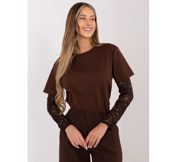 Blúzka MI BZ 4227.61 hnedá