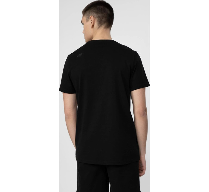 Pánske tričko 4F H4L22-TSM352 čierne