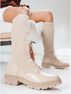 Dámské boty béžové Dstreet model 21994482 - FashionStreet