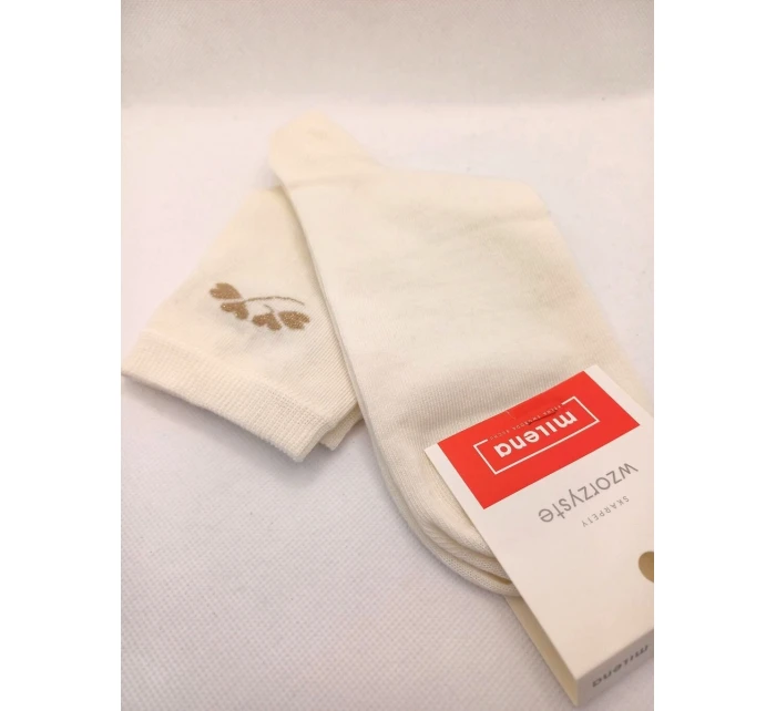 Ponožky Milena 0200-178 Jemný vzor Lurex 37-41