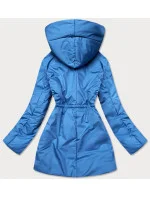 Světle modrá dámská bunda s kapucí model 15846262 - Ann Gissy