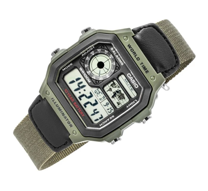 Pánske hodinky CASIO AE-1200WHB-3BVDF + BOX Pánske hodinky CASIO AE-1200WHB-3BVDF + BOX