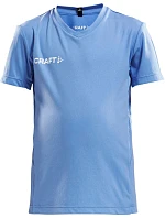 Craft Teamwear Squad Go Jersey Solid Jr Detské športové tričko s výstrihom do V 82.5582 mff blue Craft Teamwear Squad Go Jersey Solid Jr Detské športové tričko s výstrihom do V 82.5582 mff blue