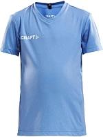 Craft Teamwear Squad Go Jersey Solid Jr Detské športové tričko s výstrihom do V 82.5582 mff blue