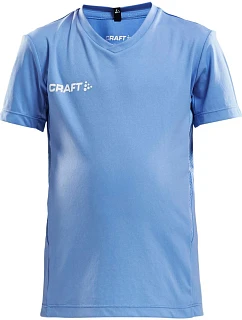 Squad Go Jersey Solid Jr Dětské sportovní tričko s výstřihem do V  blue model 22468878 - Craft Teamwear