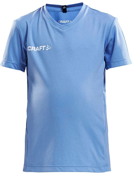 Craft Teamwear Squad Go Jersey Solid Jr Detské športové tričko s výstrihom do V 82.5582 mff blue Craft Teamwear Squad Go Jersey Solid Jr Detské športové tričko s výstrihom do V 82.5582 mff blue
