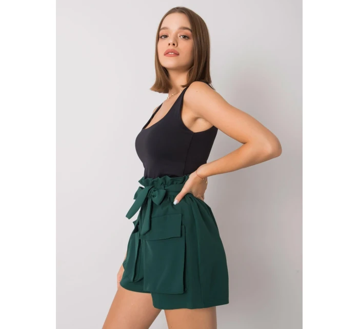 Šortky DHJ SN 13295.76 tmavozelené Šortky DHJ SN 13295.76 tmavozelené