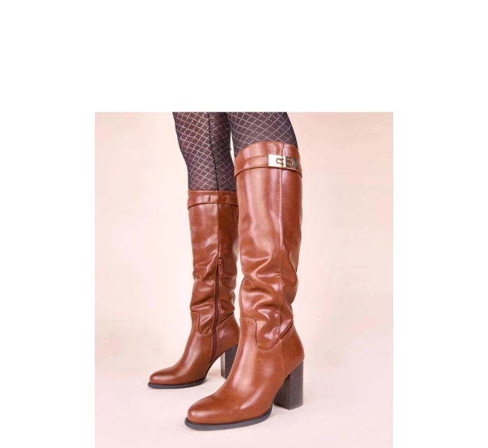 Topánky na podpätku model 221035 Solea