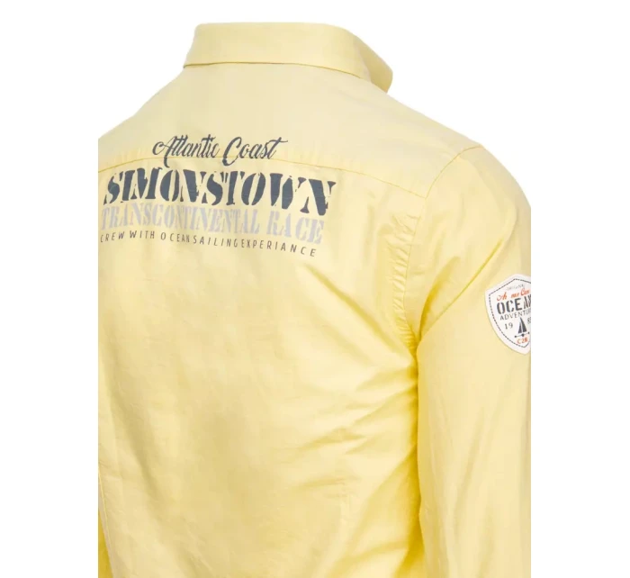 Pánská žlutá košile Dstreet model 21966500 - FashionStreet