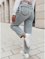 Dámske džínsové nohavice mom fit MERTINE blue FashionStreet UY2503