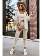 631-1 Štýlový mäkký pletený sveter - béžový 631-1 Štýlový mäkký pletený sveter - béžový