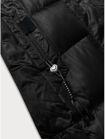 Černá prošívaná zimní bunda model 21248175 - S'WEST