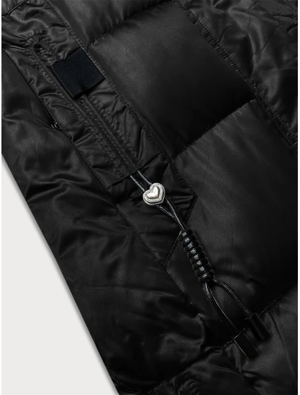 Černá prošívaná zimní bunda model 21248175 - S'WEST