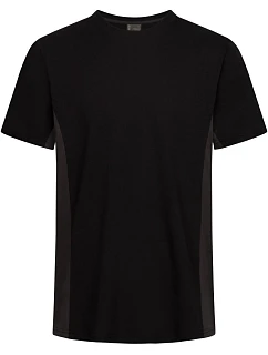 Promodoro 3590 Unisex kontrastní pracovní tričko - EXCD 40.3590 black/charcoal