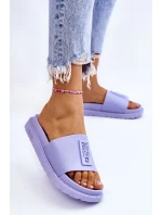 Dámské pantofle Big Star model 21582452 Světle fialová - Big Star Shoes