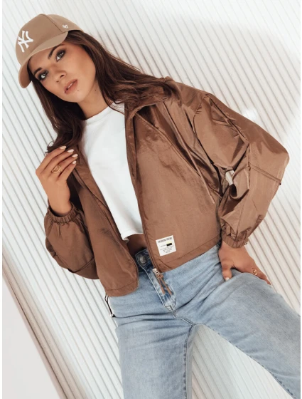 Dámská přechodná bunda hnědá Dstreet model 21974677 - FashionStreet
