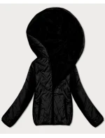 Černá oboustranná dámská bunda pro přechodné období model 21479095 - S'WEST
