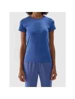 Dámske rýchloschnúce tréningové tričko regular fit 4F 4FWAW24TFTSF1011-31S Dámske rýchloschnúce tréningové tričko regular fit 4F 4FWAW24TFTSF1011-31S