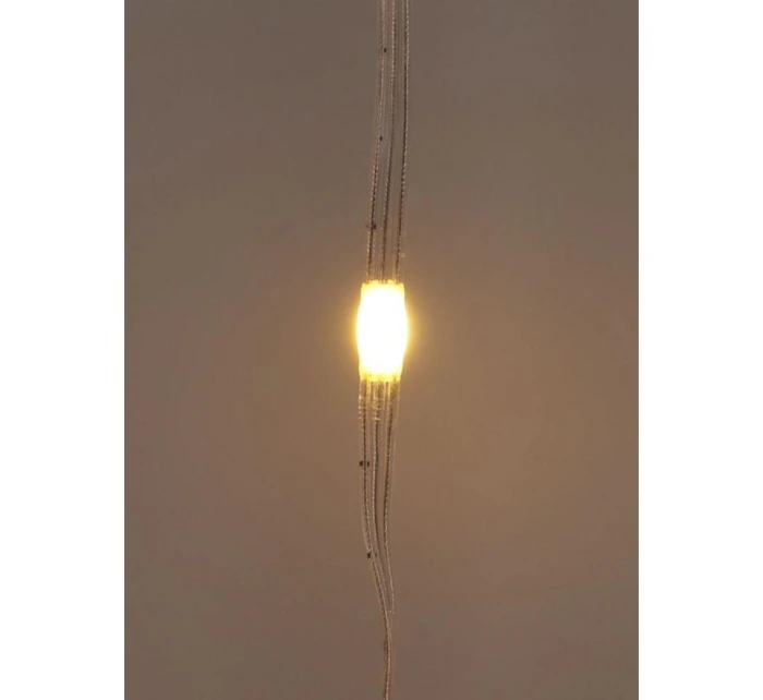 VIANOČNÉ STROMČEKY VONKAJŠIE/VNÚTORNÉ SVETELNÉ ZÁVESY 120 LED 300X60CM S DIAĽKOVÝM OVLÁDANÍM TEPLÁ BIELA