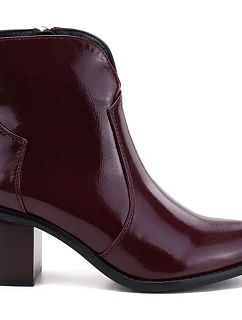 Dámské lakované boty na podpatku v barvě M. model 22399559 - M. Daszyński