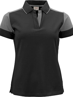 Printer Prime Polo Women Dámske piqué polo tričko z hrubej bavlny 61.5025 čierna/antracitová