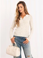 Sweter PM SW SF391.28 jasny beżowy Sweter PM SW SF391.28 jasny beżowy