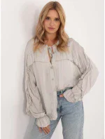 Košeľa TW KS BI 12022.16P svetlo sivá Košeľa TW KS BI 12022.16P svetlo sivá