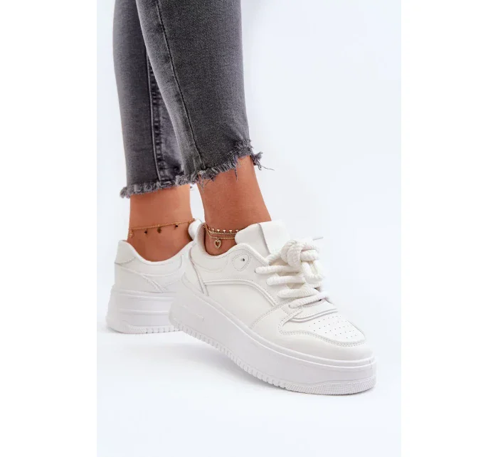 Dámske tenisky na platforme Vhisper z eko kože Dámske tenisky na platforme Vhisper z eko kože