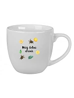 Personalizovaný keramický hrnček s objemom 400 ml s letnou kombináciou