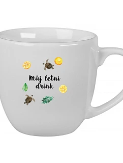 Personalizovaný keramický hrnček s objemom 400 ml s letnou kombináciou
