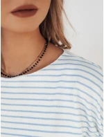 Dámska pruhovaná blúzka APRICALE white FashionStreet RY2371