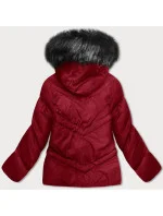 DAMSKA KURTKA ZIMOWA Z KAPTUREM CZERWONA model 21245772 - J.STYLE DAMSKA KURTKA ZIMOWA Z KAPTUREM CZERWONA model 21245772 - J.STYLE