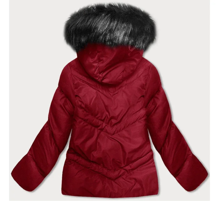 DAMSKA KURTKA ZIMOWA Z KAPTUREM CZERWONA model 21245772 - J.STYLE DAMSKA KURTKA ZIMOWA Z KAPTUREM CZERWONA model 21245772 - J.STYLE