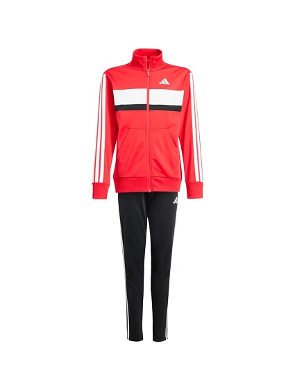 Dětská tepláková souprava  Essentials 3Stripes Tricot červená/černá model 21465429 - ADIDAS