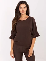Jumper IT SW 99244.65 tmavohnedý