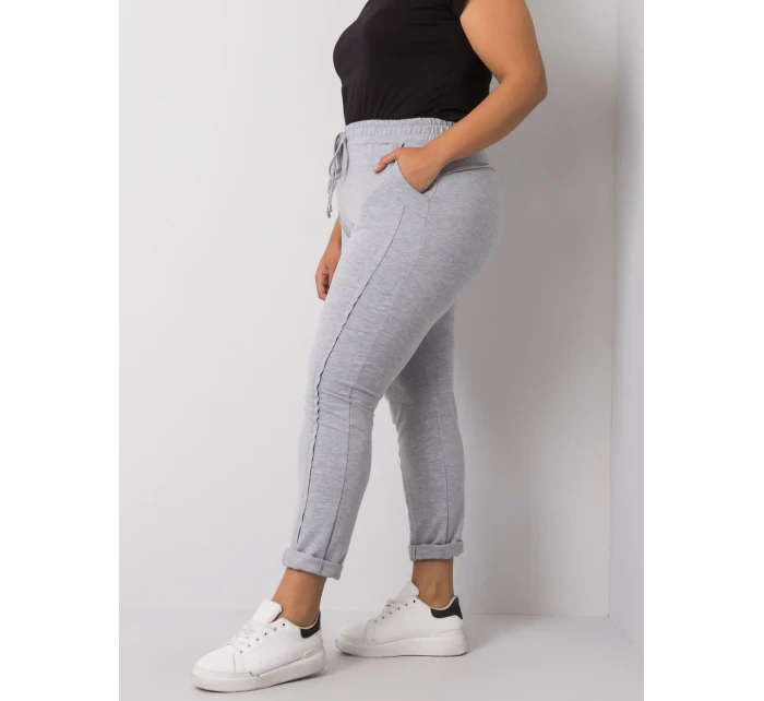 Tepláky RV DR 6300.19 sivá