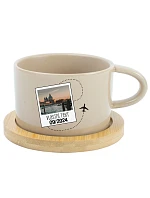 Personalizovaný keramický hrnček „MAKRONKA“ s fotografiou a cestovateľským motívom Personalizovaný keramický hrnček „MAKRONKA“ s fotografiou a cestovateľským motívom