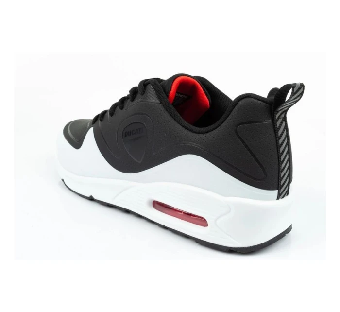 Pánska športová obuv DS414-21 Black with white - Ducati