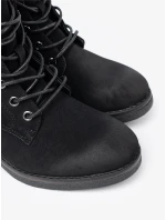 Originální černé kotníčkové boty dámské Obcas Originální černé kotníčkové boty dámské Obcas