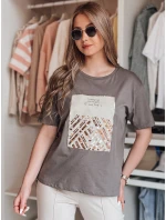 Dámské tričko graphite Dstreet model 21977061 - FashionStreet Dámské tričko graphite Dstreet model 21977061 - FashionStreet