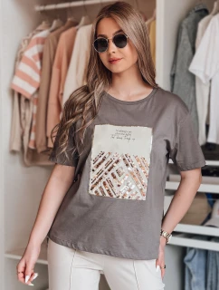 Dámske tričko CENTIA graphite FashionStreet RY2612